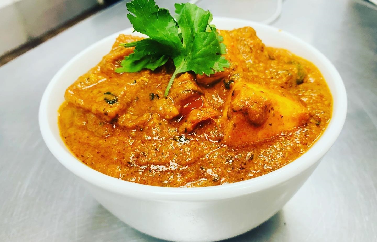 Paneer Lababdar cottage cheese in rich onion tomato gravy at Angeethi Flame Fine Indian Bistro Saskatoon